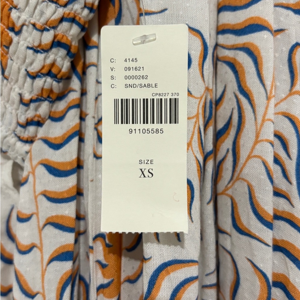 Anthropologie The Tigre Indigo Piper Bandeau Cutout Maxi Dress XS NWT - Picture 4 of 9